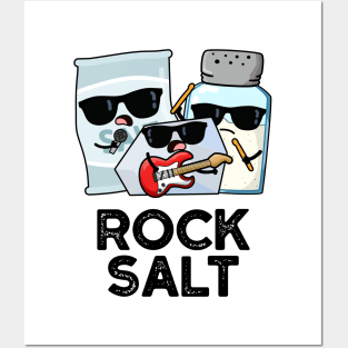 Rock Salt Funny Condiment Music Pun Posters and Art